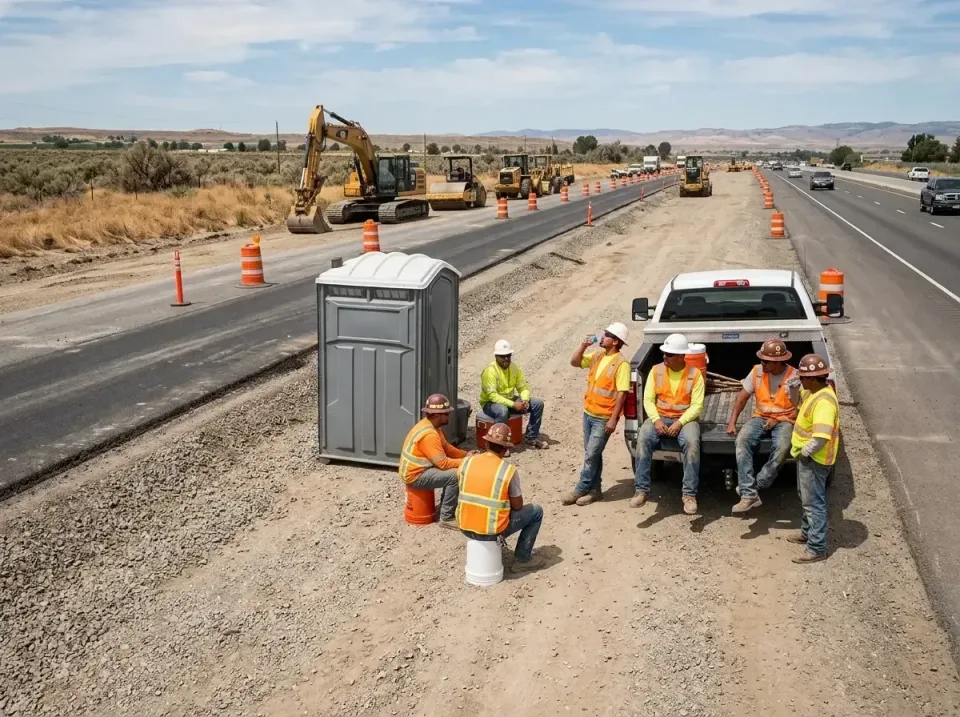 highway-road-construction-crew-007 — frequently asked questions, Porta Potty and Restroom Rentals in Hoschton, GA